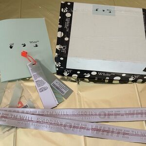 OFF WHITE Industrial logo belt